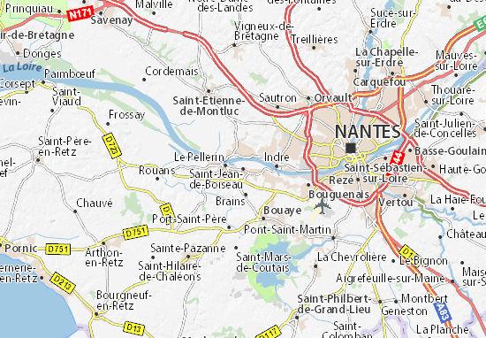 Saint-Jean-de-Boiseau Map