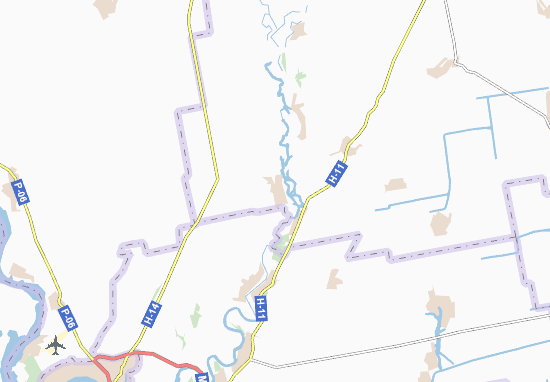 Inhulka Map