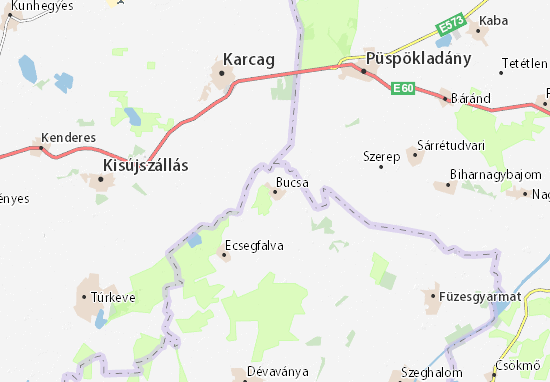 Mapa Bucsa