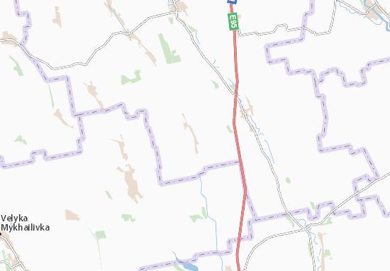 Kaart Plattegrond Novosvitivka