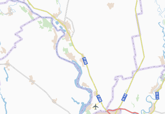 Karte Stadtplan Sebyne