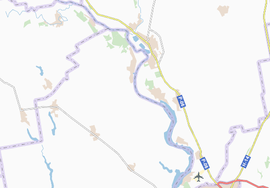 Karte Stadtplan Novoyur&#x27;ivka