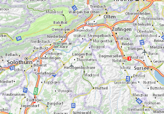 Mapas-Planos Langenthal