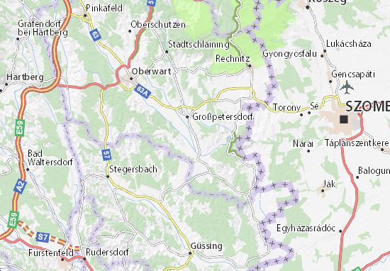 Kleinpetersdorf Map