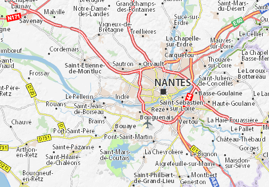 Saint-Herblain Map