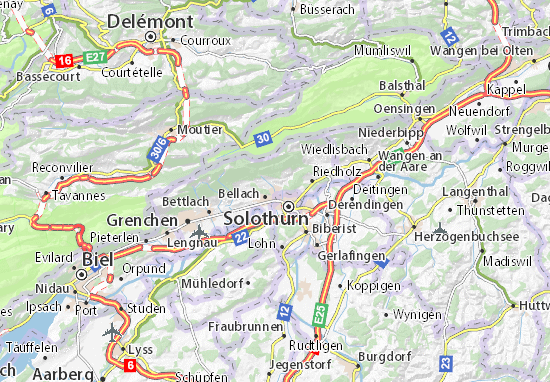 Mapa Langendorf