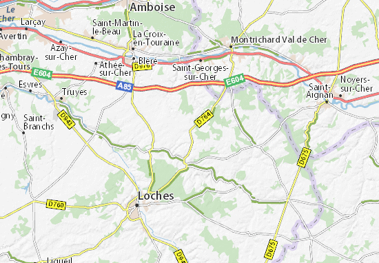 Carte MICHELIN Le Liège - plan Le Liège - ViaMichelin
