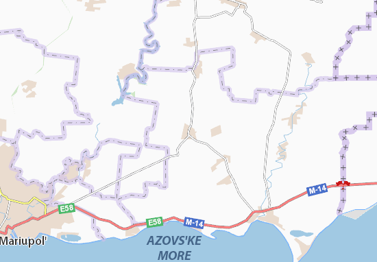 Mapa Krasnoarmiis&#x27;ke