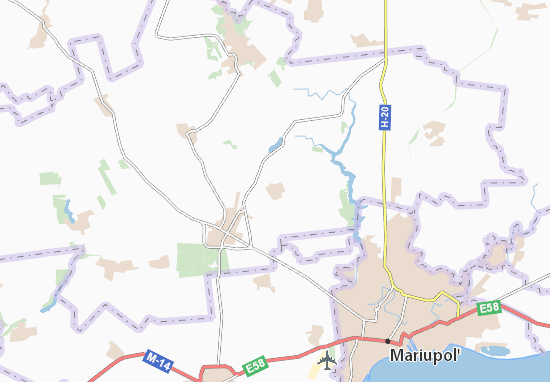 Karte Stadtplan Topolyne