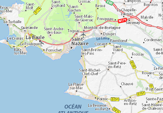 Saint-Brevin-les-Pins Map