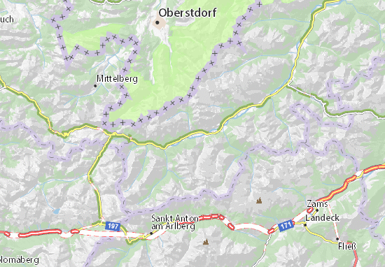 Holzgau Map