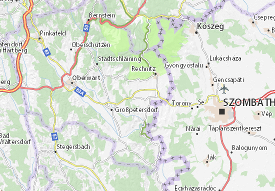 Karte Stadtplan Dürnbach im Burgenland