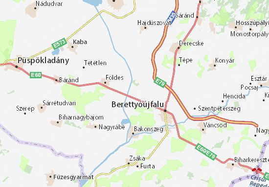 Karte Stadtplan Baloghtanya