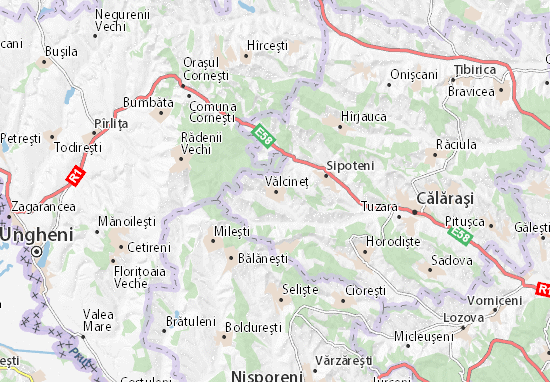 Vălcineţ Map