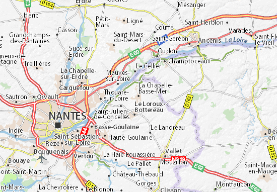 Kaart Plattegrond La Chapelle-Basse-Mer