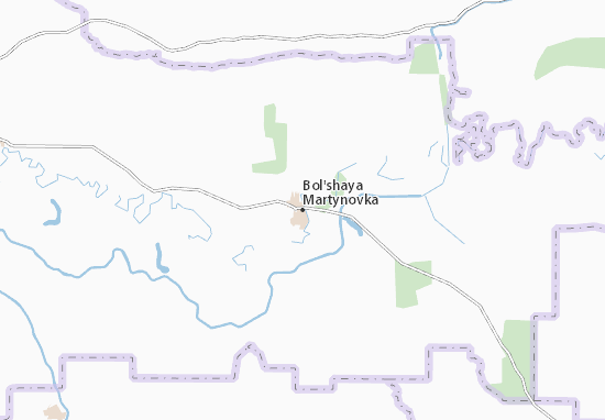 Mapa Bol&#x27;shaya Martynovka