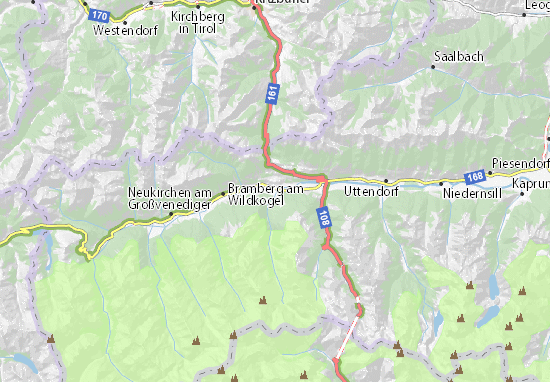 Hollersbach im Pinzgau Map