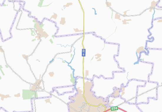 Karte Stadtplan Kasyanivka