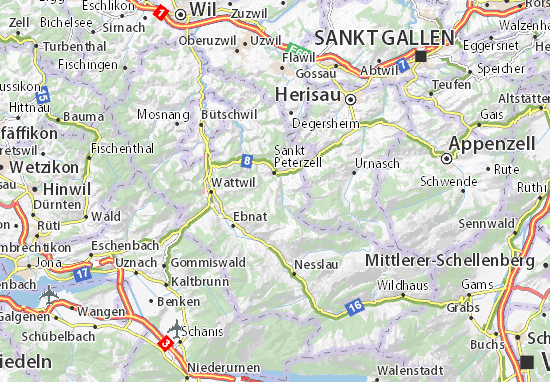 Karte Stadtplan Hemberg