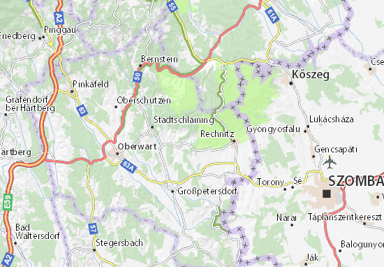 Karte Stadtplan Unterpodgoria