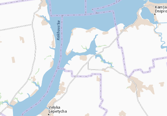 Mapa Pervomaivka