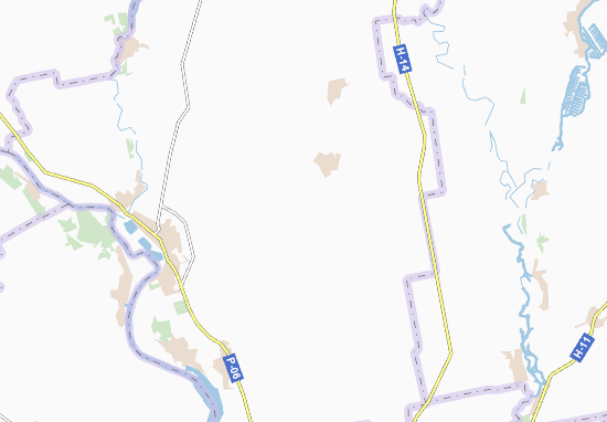 Mapa Novoshmidtivka
