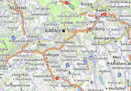Karte Stadtplan Untermuhen
