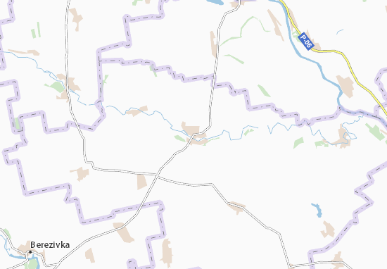 Mapa Veselynove