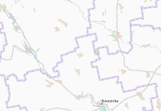 Karte Stadtplan Yasnopillya