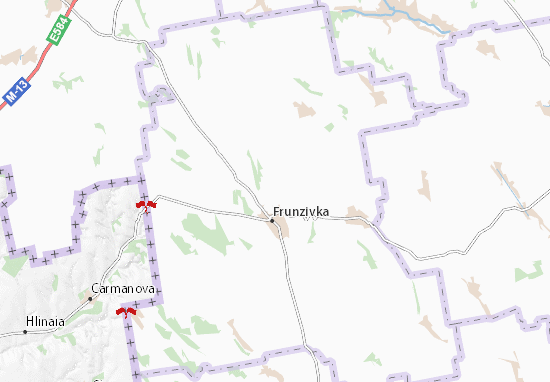 Mapa Stoyanove