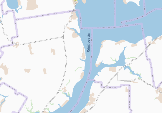 Karte Stadtplan Zolota Balka
