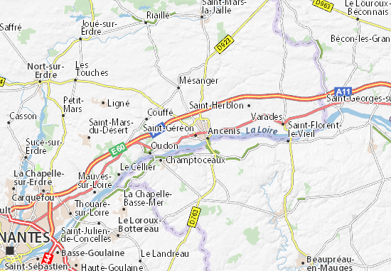 Karte Stadtplan Saint-Géréon