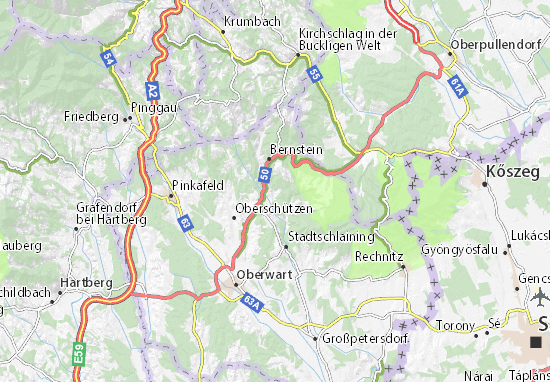 Karte Stadtplan Grodnau