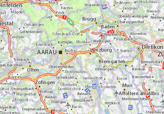 Karte Stadtplan Schafisheim