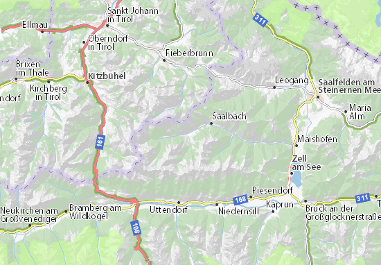 Hinterglemm Map