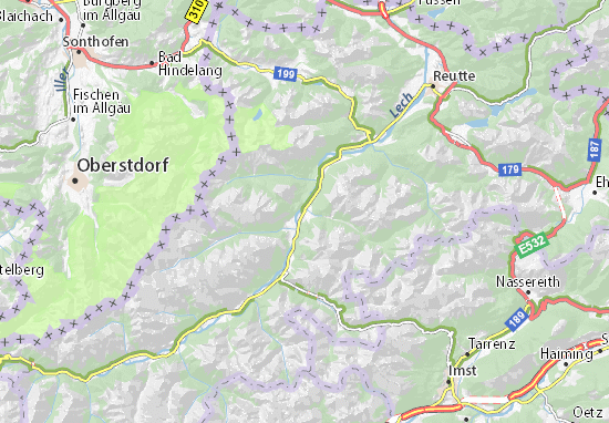 Stanzach Map