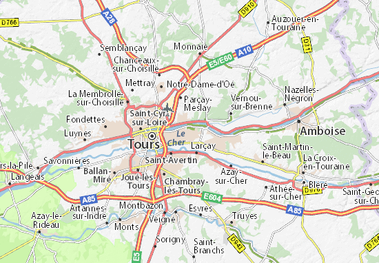Mapa Plano La Ville-aux-Dames