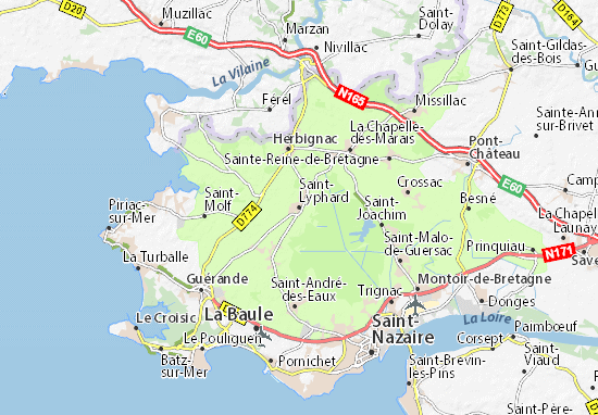 Saint-Lyphard Map