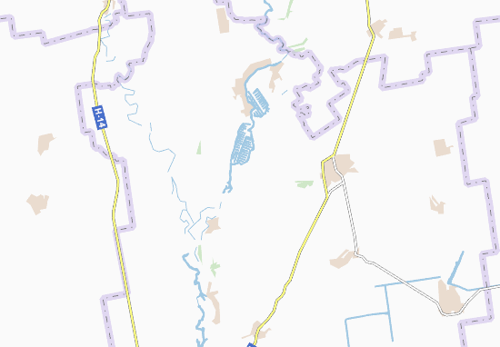 Kaart Plattegrond Plyushchivka