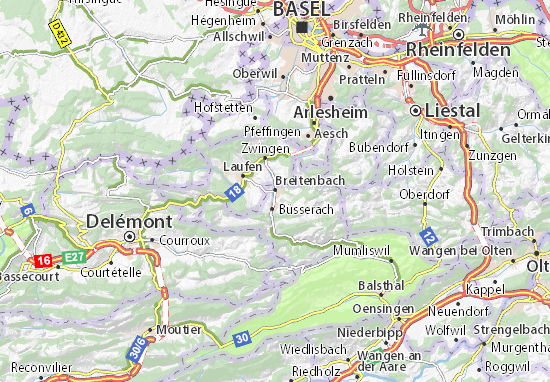 Carte-Plan Breitenbach