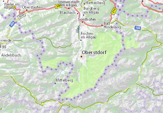 Carte-Plan Oberstdorf