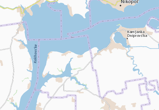 Karte Stadtplan Berezhanka