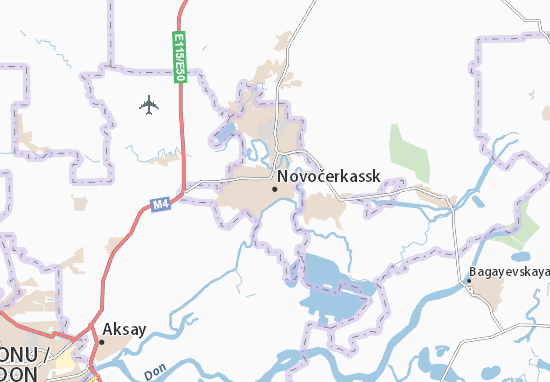 Mapa Novočerkassk