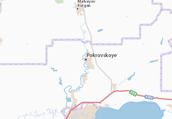 Kaart Plattegrond Pokrovskoye
