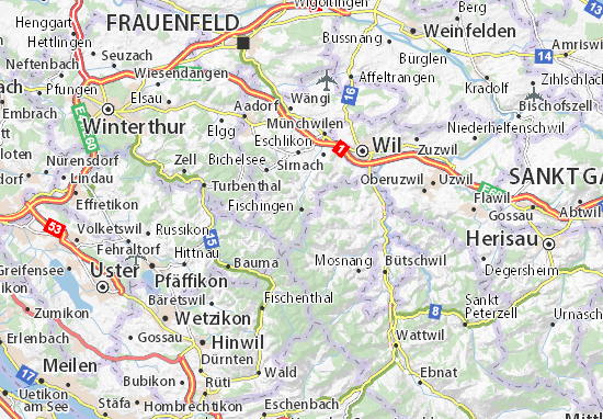 Fischingen Map