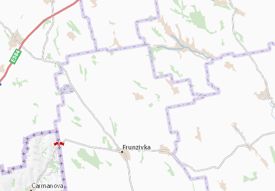 Mapa Perekhrestove