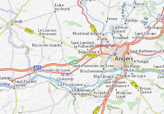 carte michelin saint leger des bois plan saint leger des bois viamichelin
