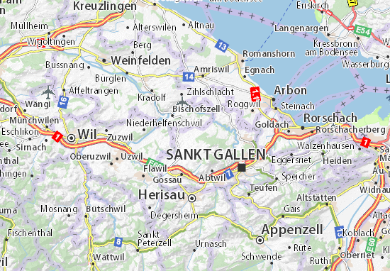 Mapa Waldkirch