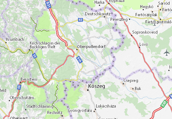 Karte Stadtplan Unterpullendorf