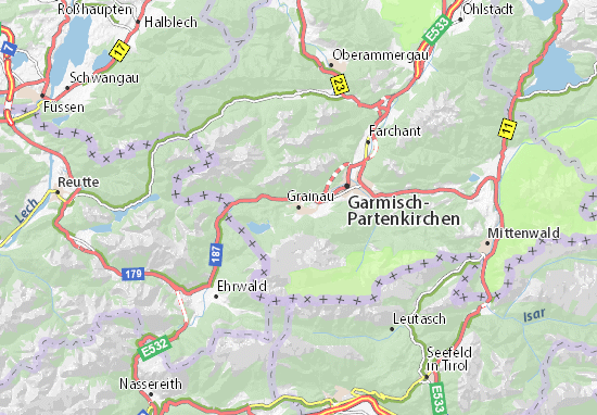 Grainau Map